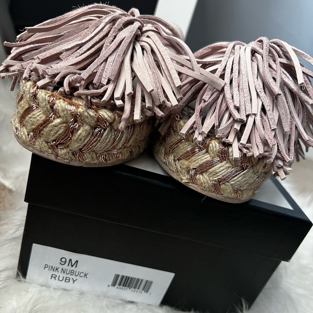 SZ. 9 JSlides Pink Nubuck
